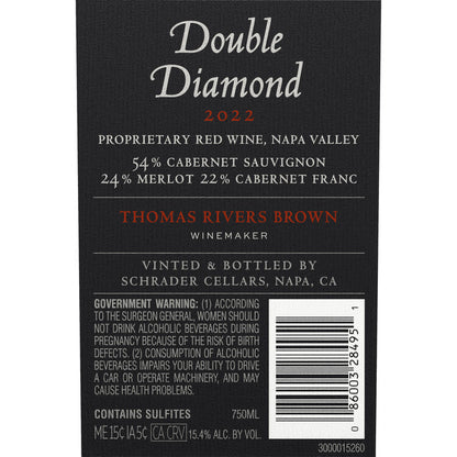 Double Diamond Proprietary Red Napa Valley 2022 - 750ML