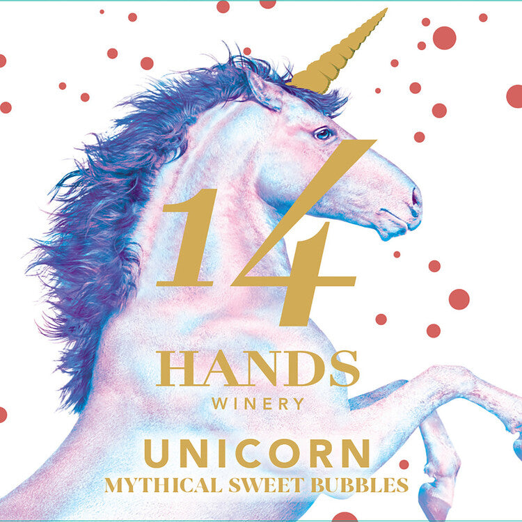 14 Hands Unicorn Mythical Sweet Bubbles Columbia Valley - 750ML - Front Label