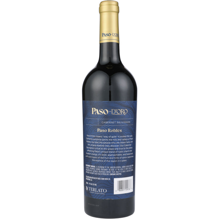 Paso D'Oro Cabernet Sauvignon Paso Robles 2022 - 750ML