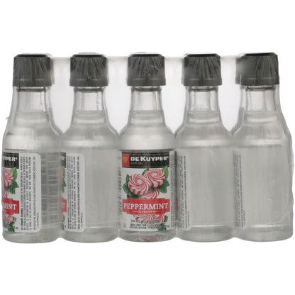Dekuyper Blustery Peppermint Schnapps Burst 60 - 50ML - Back