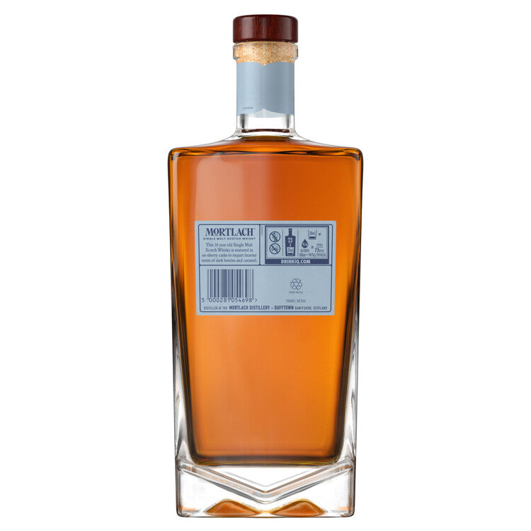 Mortlach Single Malt Scotch Distiller's Dram 16 Yr 86.8 - 750ML - Back