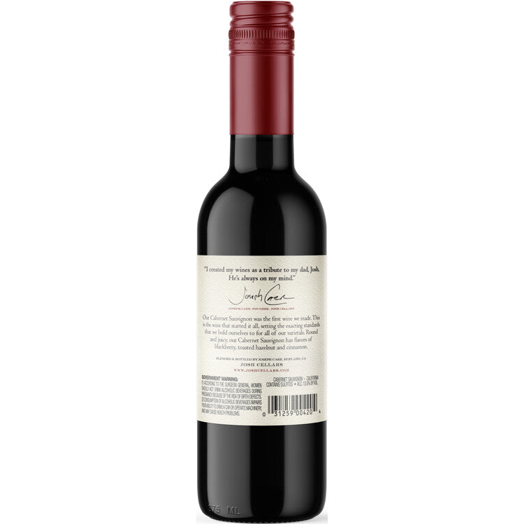 Josh Cellars Cabernet Sauvignon California - 375ML - Back
