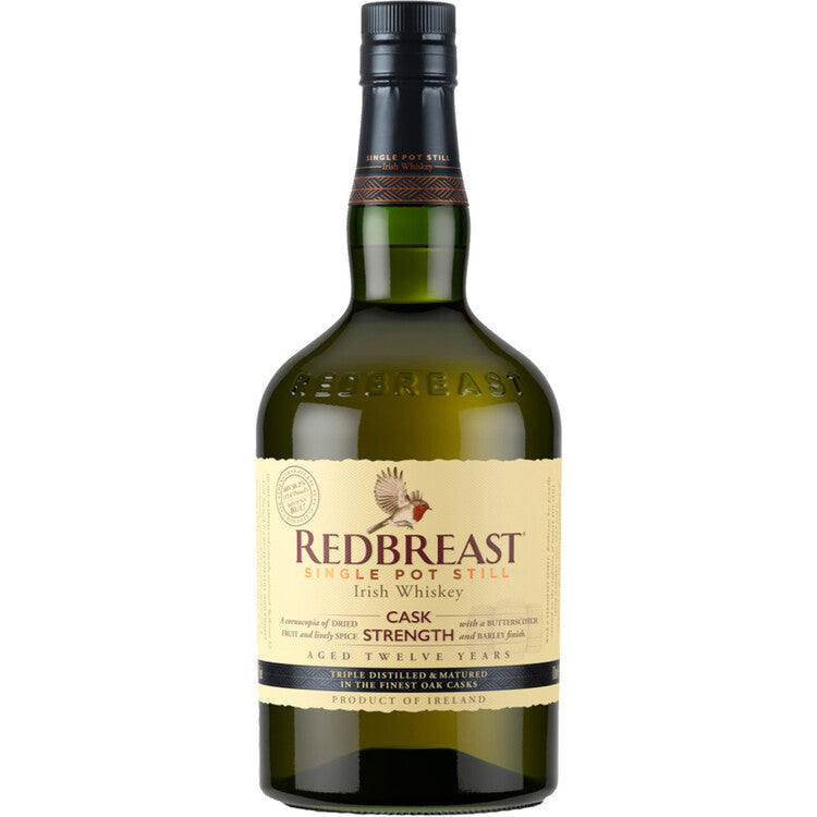 Redbreast Single Pot Still Irish Whiskey Cask Strength 12 Yr 114.4 - 750ML - Front