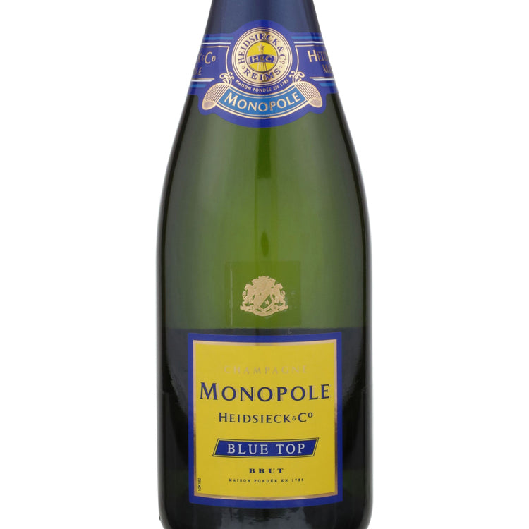 Heidsieck & Co. Monopole Champagne Brut Blue Top - 750ML - Front Label