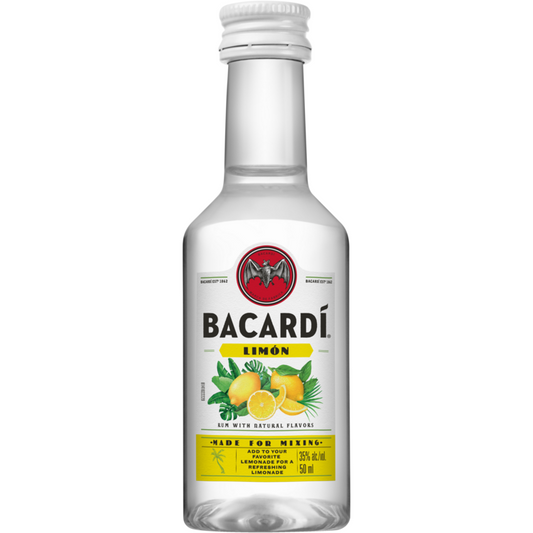Bacardi Citrus Flavored Rum Limon 70 - 50ML - Front