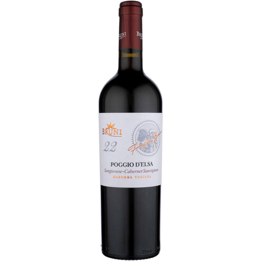 Bruni Sangiovese/Cabernet Sauvignon Poggio D'Elsa Maremma Toscana 2022 - 750ML