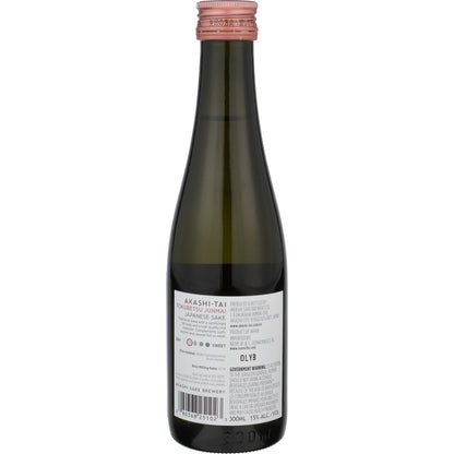 Akashi Tai Junmai Sake Tokubetsu - 300ML - Back