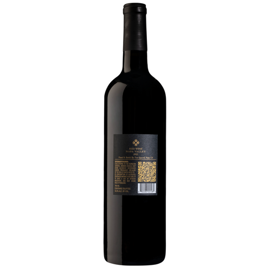 Two Squared Red Wine Napa Valley 2021 - 750ML - Back