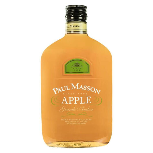 Paul Masson Apple Flavored Brandy Grande Amber 54 - 375ML - Front