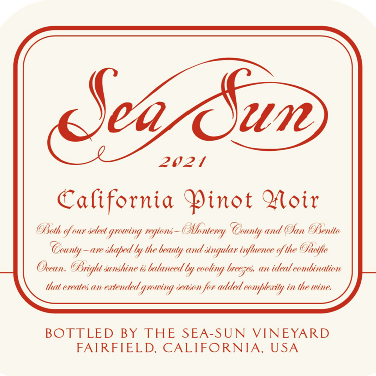 Sea Sun Pinot Noir California 2021 - 750ML