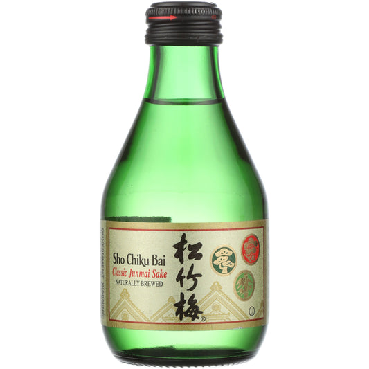 Sho Chiku Bai Junmai Sake - 180ML - Front