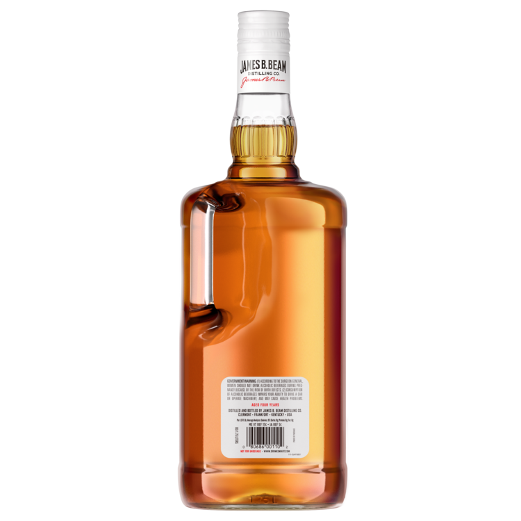 Jim Beam Straight Bourbon White Label 4 Yr 80 - 1.75L