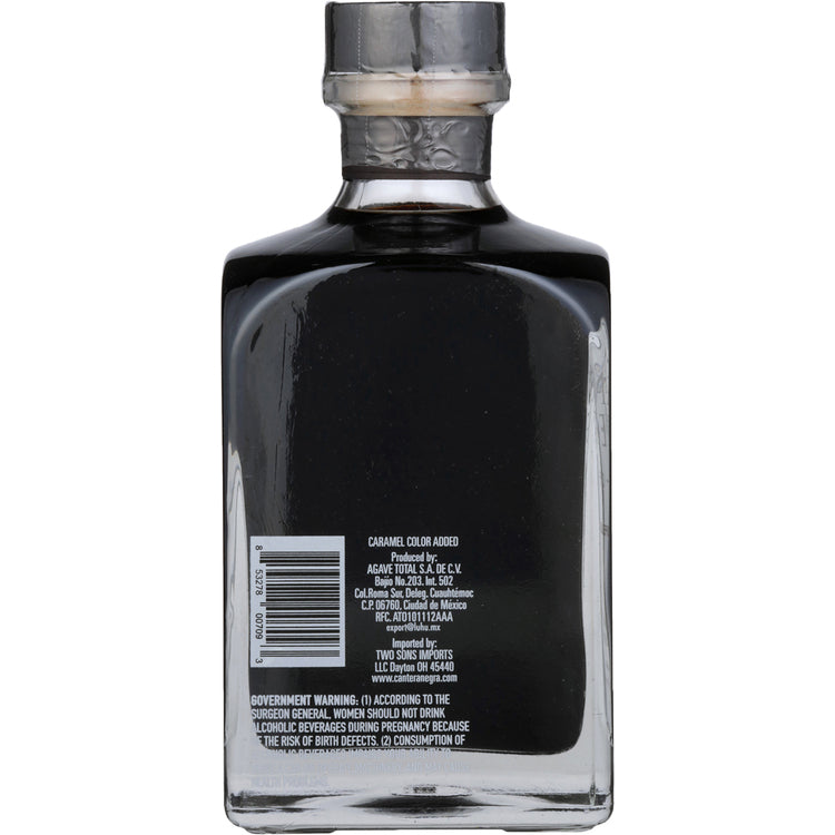 Cantera Negra Coffee Liqueur Cafe 40 - 750ML - Back