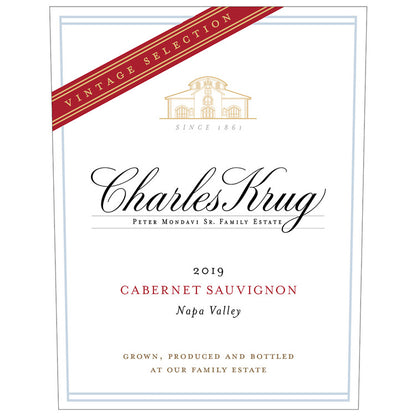 Charles Krug Cabernet Sauvignon Vintage Selection Napa Valley 2019 - 750ML
