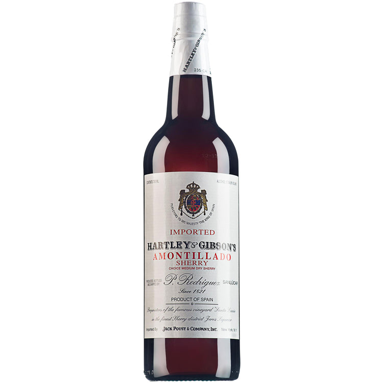 Hartley & Gibson Sherry Amontillado - 750ML - Front
