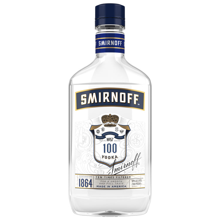 Smirnoff Vodka 100 - 375ML - Front