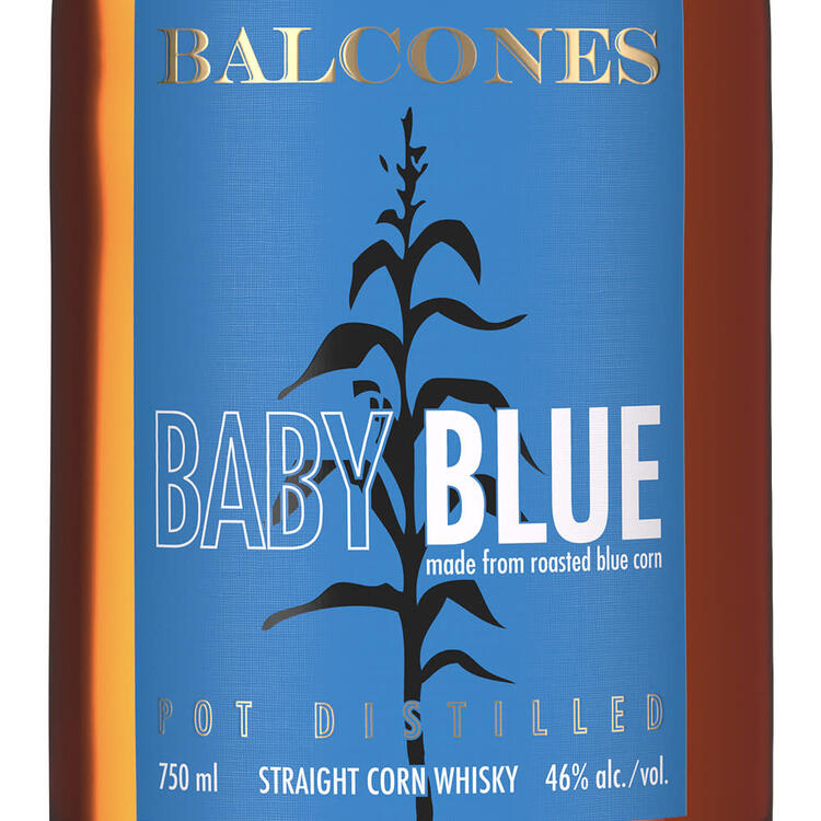 Balcones Corn Whisky Baby Blue 92 - 750ML - Front Label