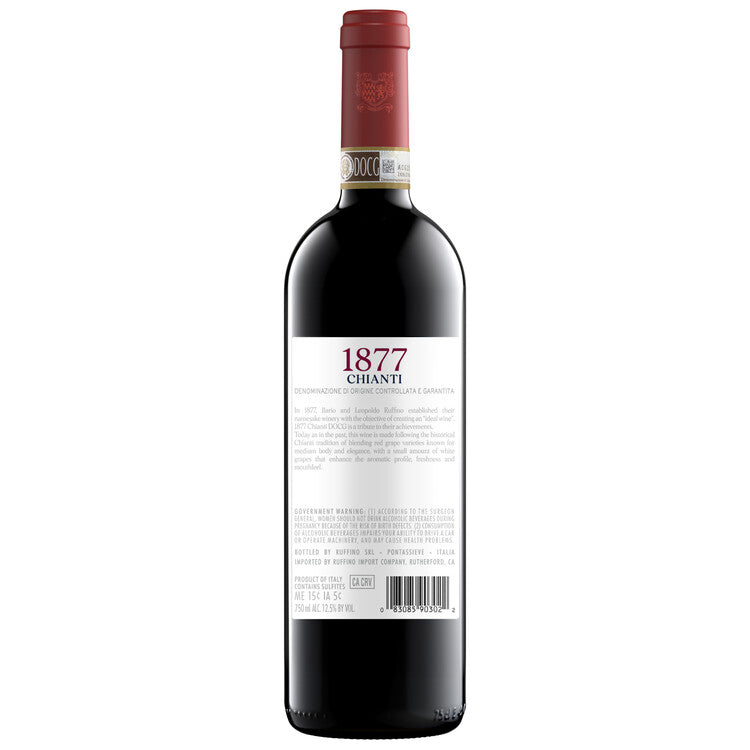 Ruffino Chianti 1877 - 750ML - Back
