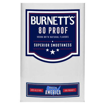 Burnett's Vodka 80 - 1.75L - Front Label