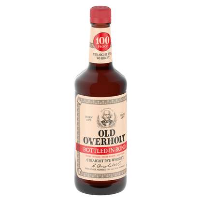 Old Overholt Straight Rye Whiskey Bonded 4 Yr 100 - 750ML - Front Label