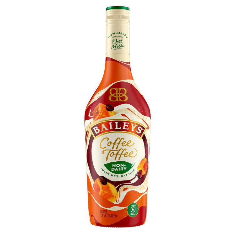 Baileys Cream Liqueur Coffee Toffee Non-Dairy Made With Oat Milk 34 - 750ML - Front