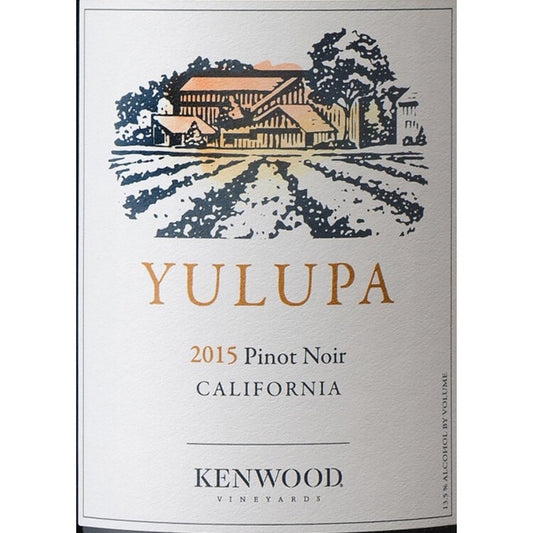 Kenwood Pinot Noir Yulupa California - 750ML - Front Label