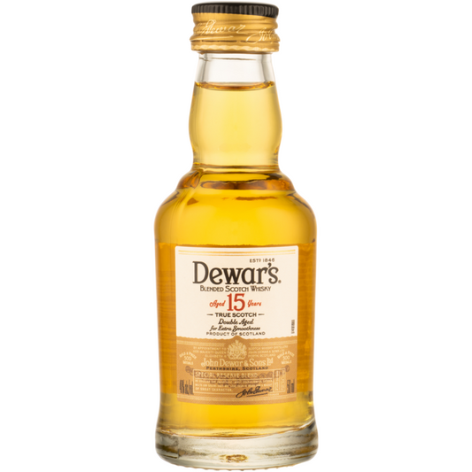 Dewar's Blended Scotch Special Reserve Blend 15 Yr 80 - 50ML - Front