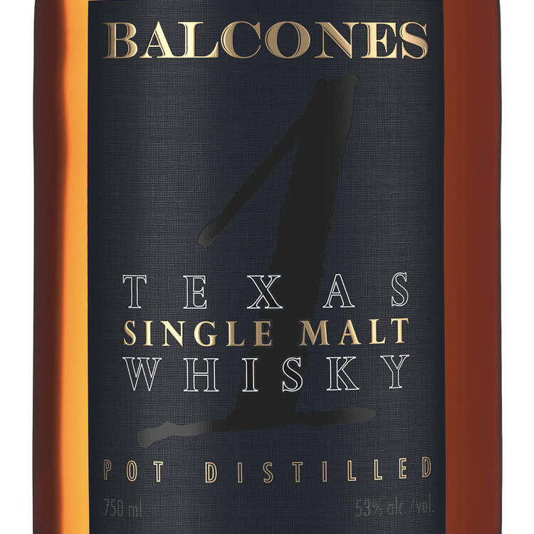 Balcones Texas Single Malt Whisky 1 Pot Distilled 106 - 750ML - Front Label