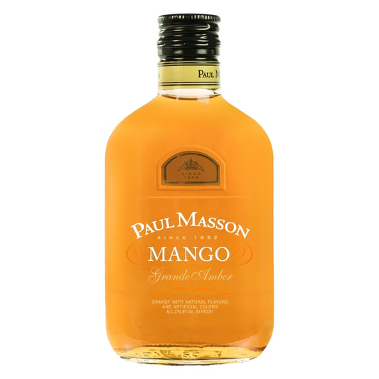 Paul Masson Mango Flavored Brandy Grande Amber 54 - 200ML - Front