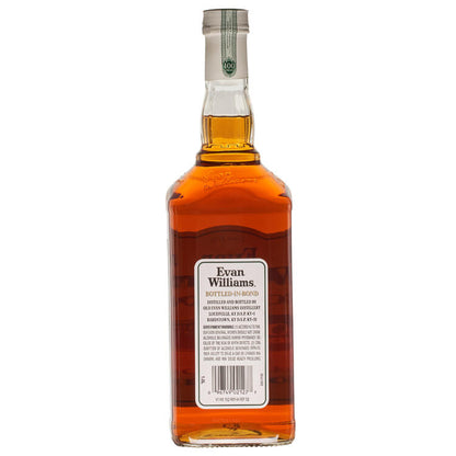 Evan Williams Straight Bourbon White Label Bottled In Bond 100 - 1.0L - Back