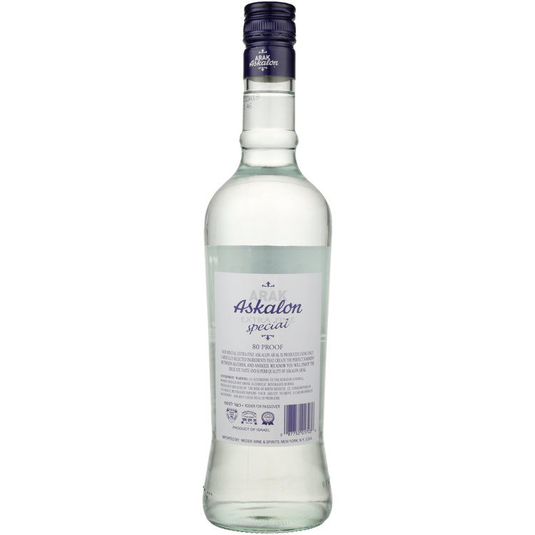 Askalon Arack Extra Fine Special 80 - 750ML - Back