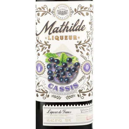 Mathilde Creme De Cassis De La Saintonge 32 - 750ML - Front Label