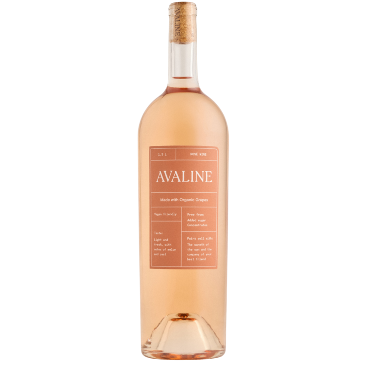 Avaline Rose Wine France Made With Organic Grapes - 1.5L - Front