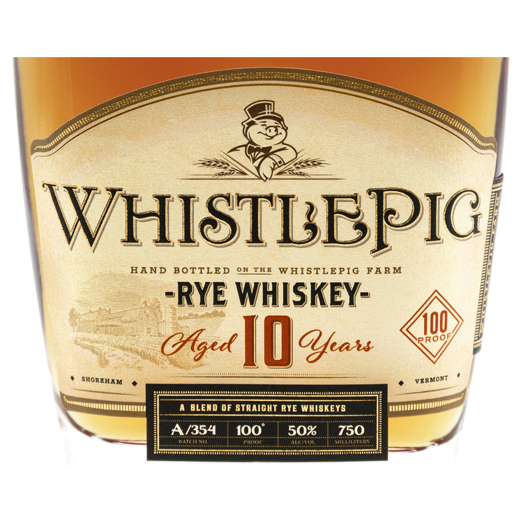 Whistlepig Straight Rye Whiskey 10 Yr 100 - 750ML