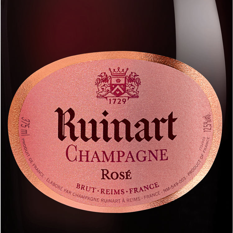 Ruinart Champagne Brut Rose - 375ML - Front Label