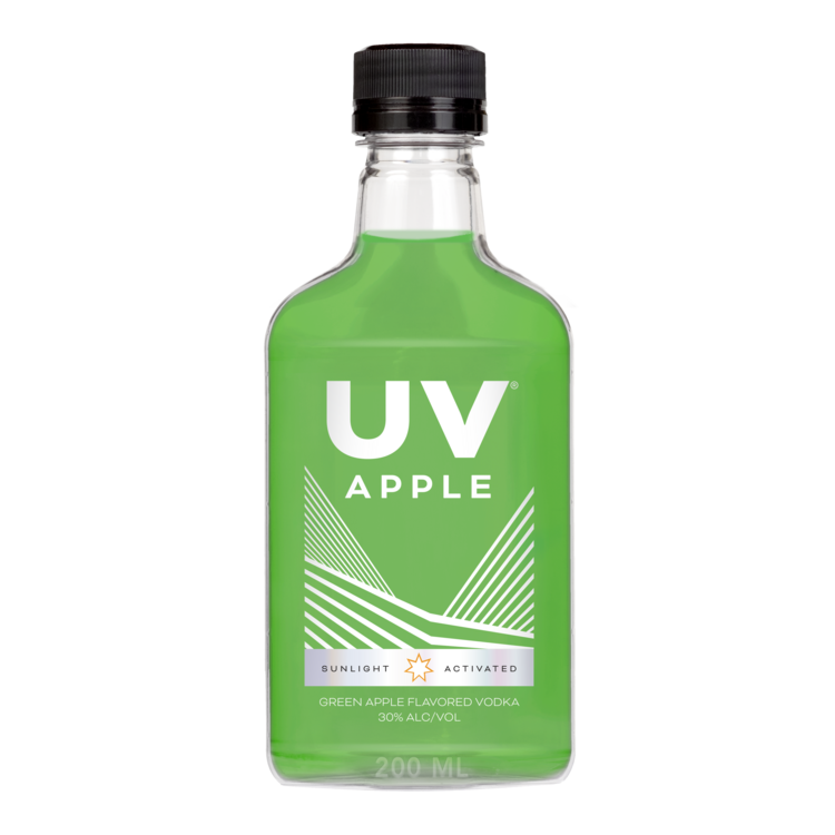 Uv Apple Flavored Vodka 60 - 200ML - Front