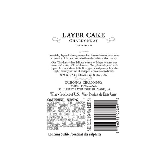 Layer Cake Cabernet Sauvignon California - 750ML - Back