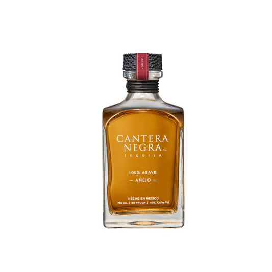 Cantera Negra Tequila Anejo 80 - 750ML - Front