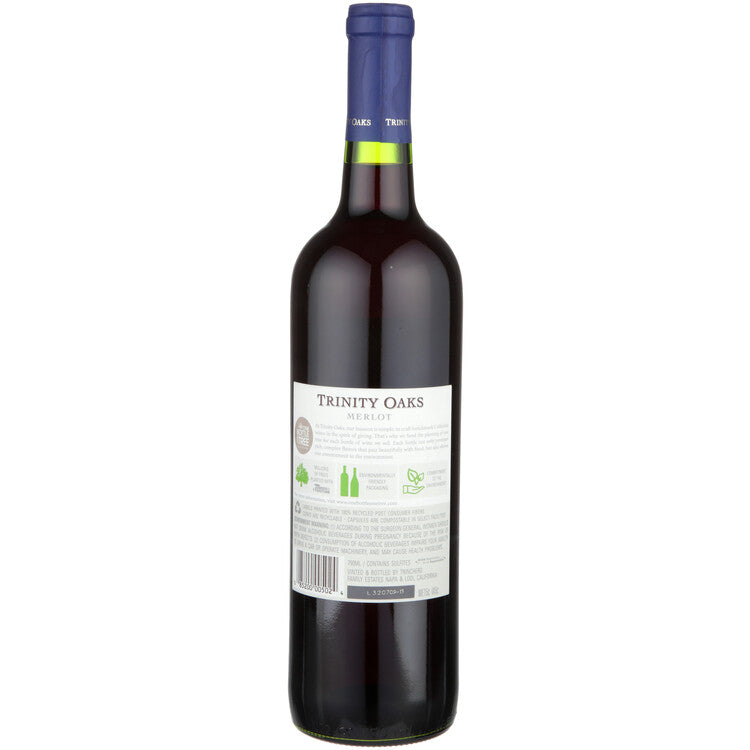 Trinity Oaks Merlot California - 750ML - Back