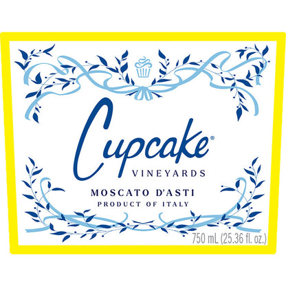 Cupcake Vineyards Moscato D'Asti - 750ML - Front Label