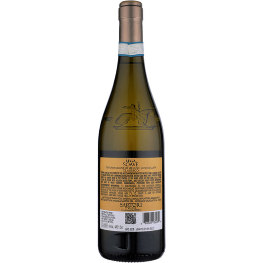Sartori Di Verona Soave Classico Sella 2023 - 750ML - Back