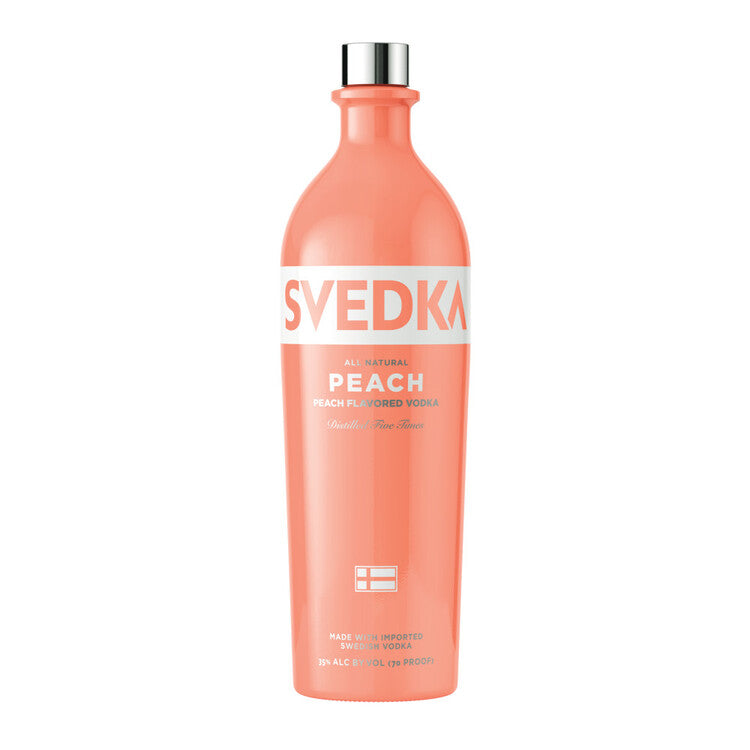 Svedka Peach Flavored Vodka 70 - 1.0L - Front Label