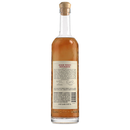 High West Blended Bourbon 92 - 375ML - Back