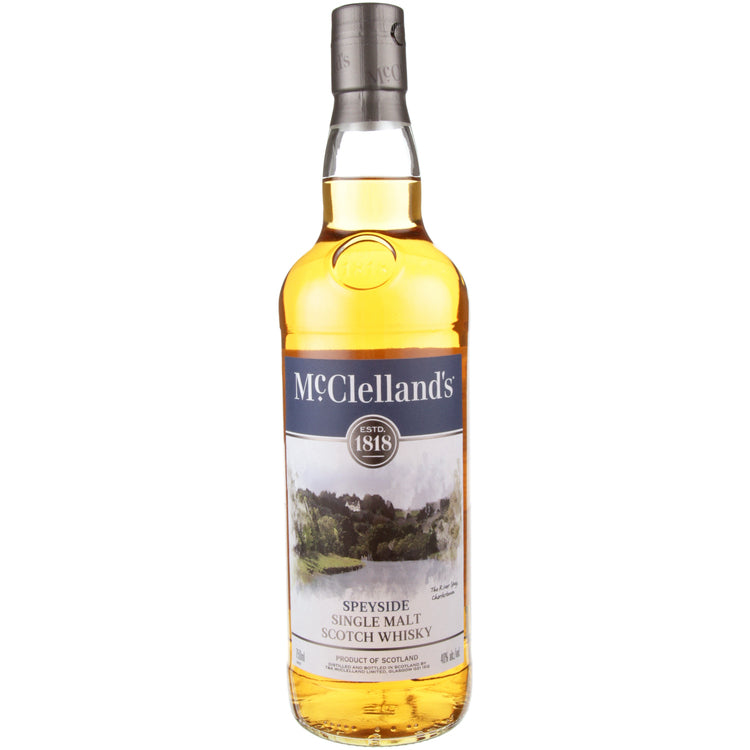 Mcclelland's Single Malt Scotch Speyside 80 - 750ML - Front
