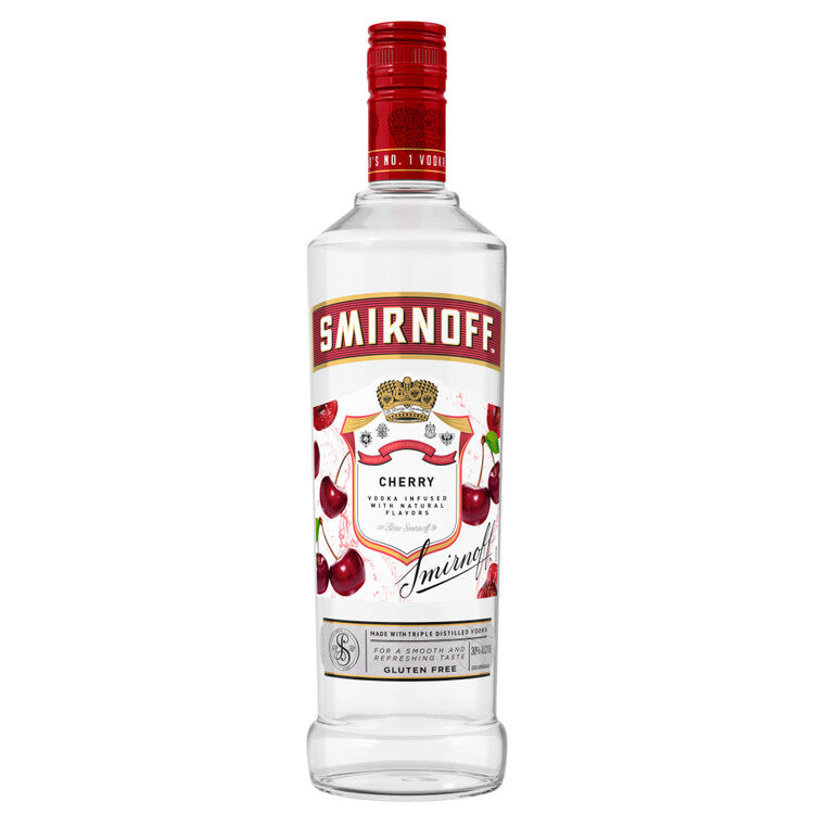 Smirnoff Vodka Cherry Flavored 60 - 750ML