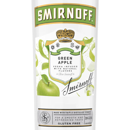 Smirnoff Apple Flavored Vodka Green Apple 60 - 1.0L