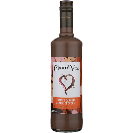 Chocovine Salted Caramel & Milk Chocolate Holland - 750ML - Front