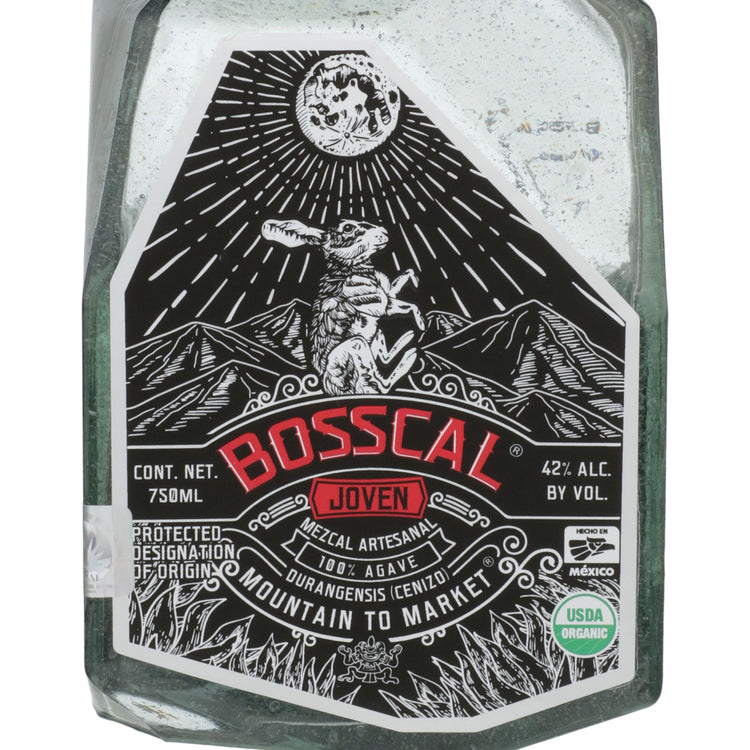 Bosscal Mezcal Joven 84 - 750ML - Front Label