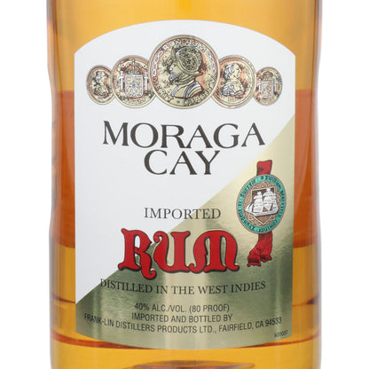 Moraga Cay Gold Rum 80 - 1.75L - Front Label