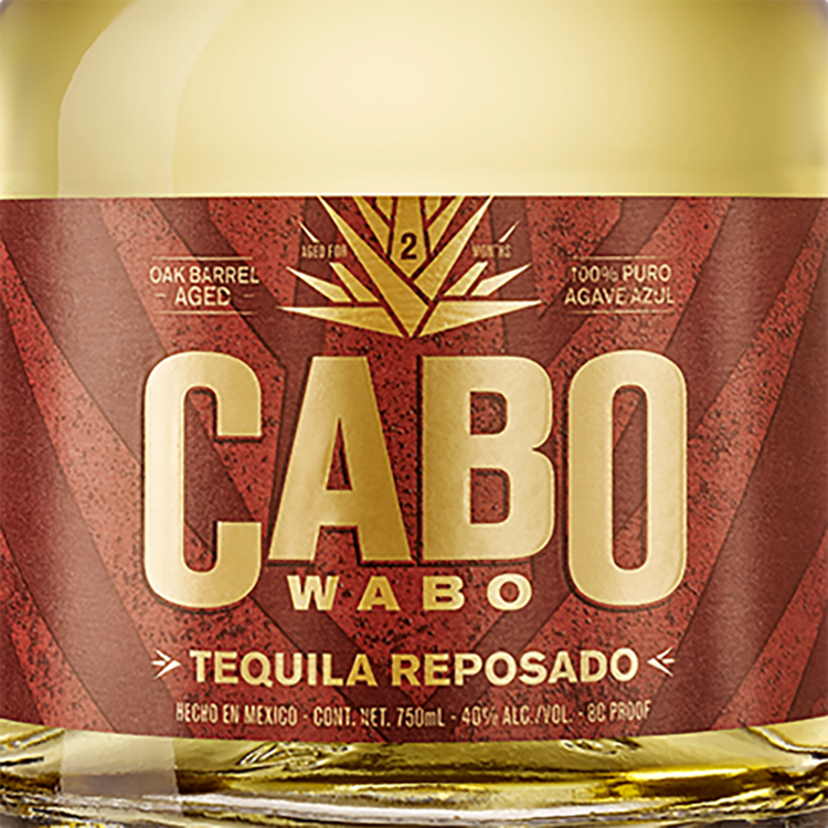 Cabo Wabo Tequila Reposado 80 - 750ML - Front Label
